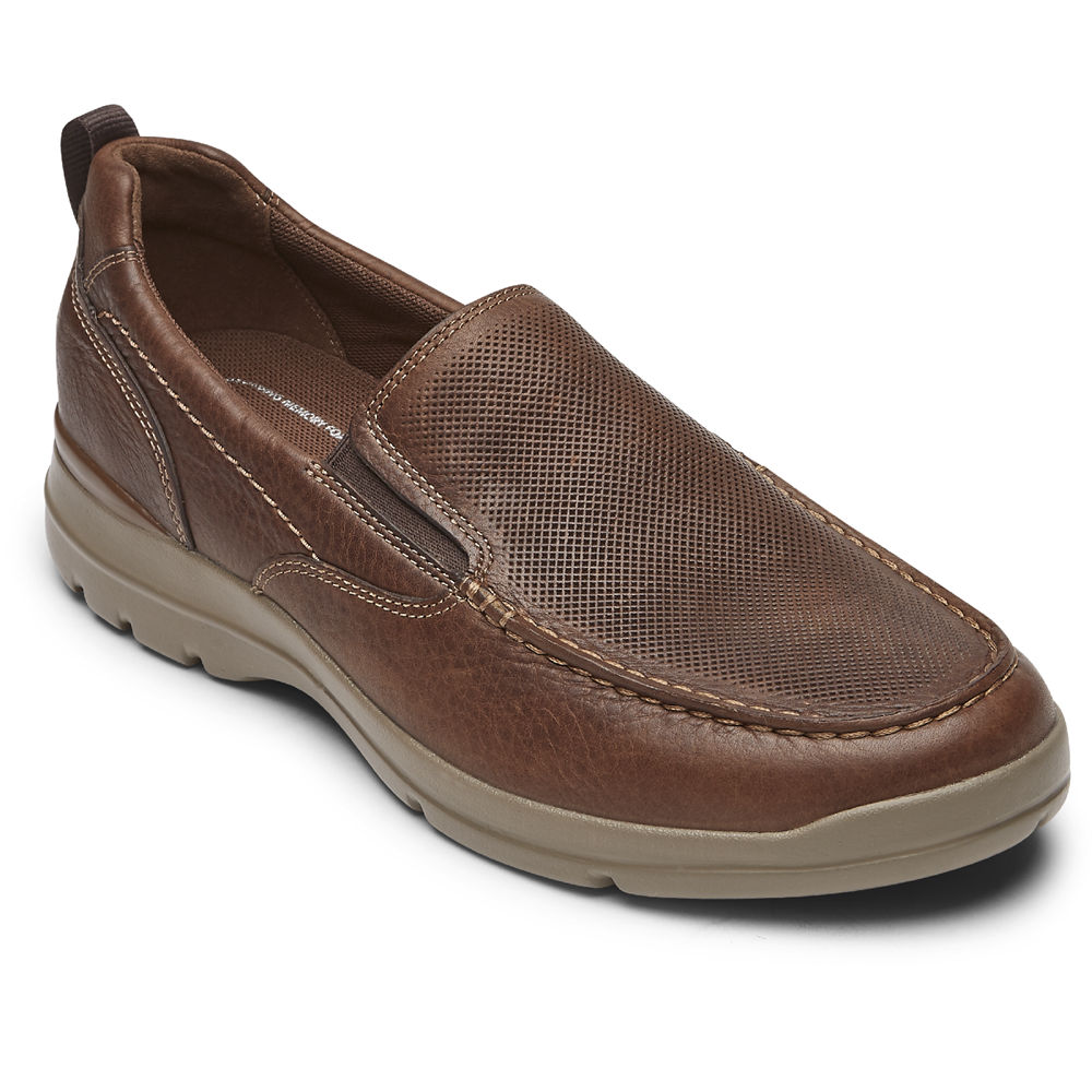 Rockport Slip-On For Mens Brown - City Edge - TD0236597